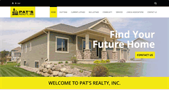 Desktop Screenshot of patsrealty.com